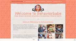 Desktop Screenshot of behaviorbabe.com