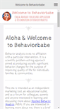 Mobile Screenshot of behaviorbabe.com